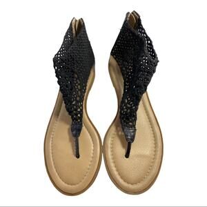 Lucky Brand Black Sandals Size 7M